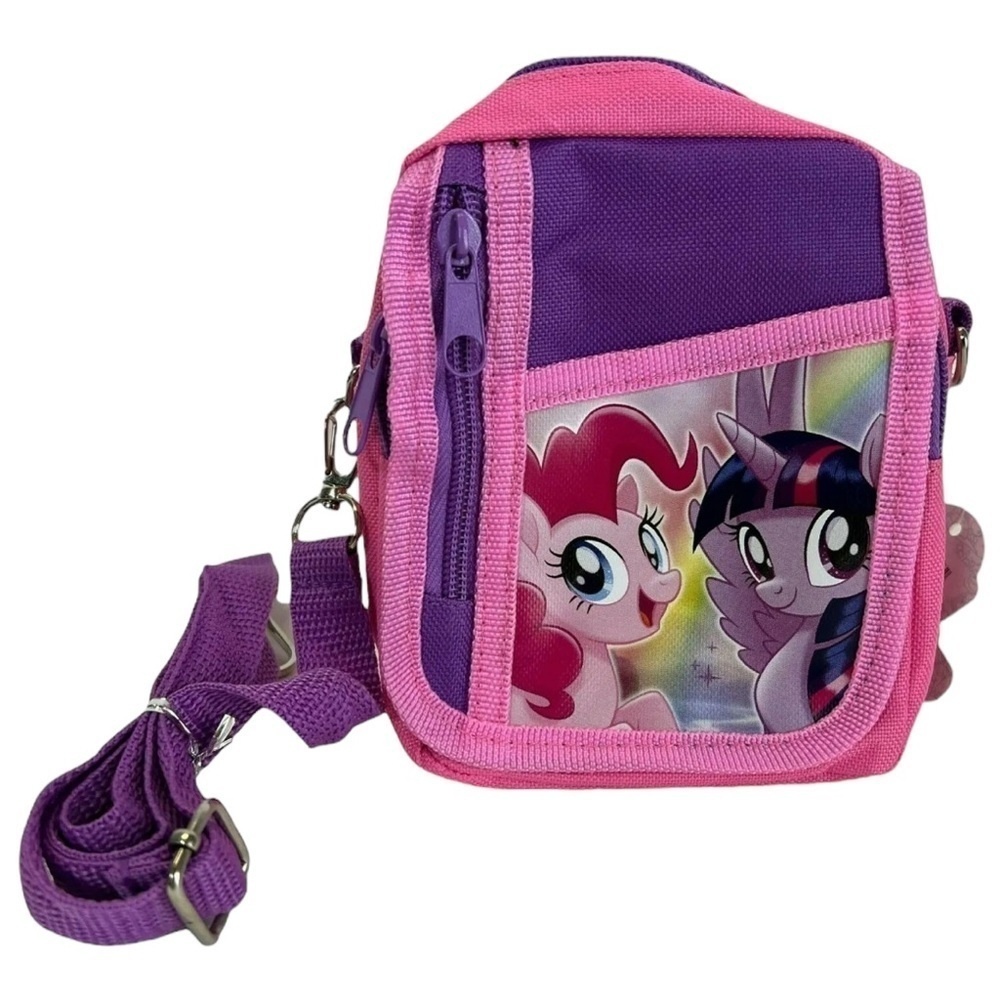 My Little Pony wallet, purse, Light Pink/Purple Camera Pouch Bag Shoulder Strap